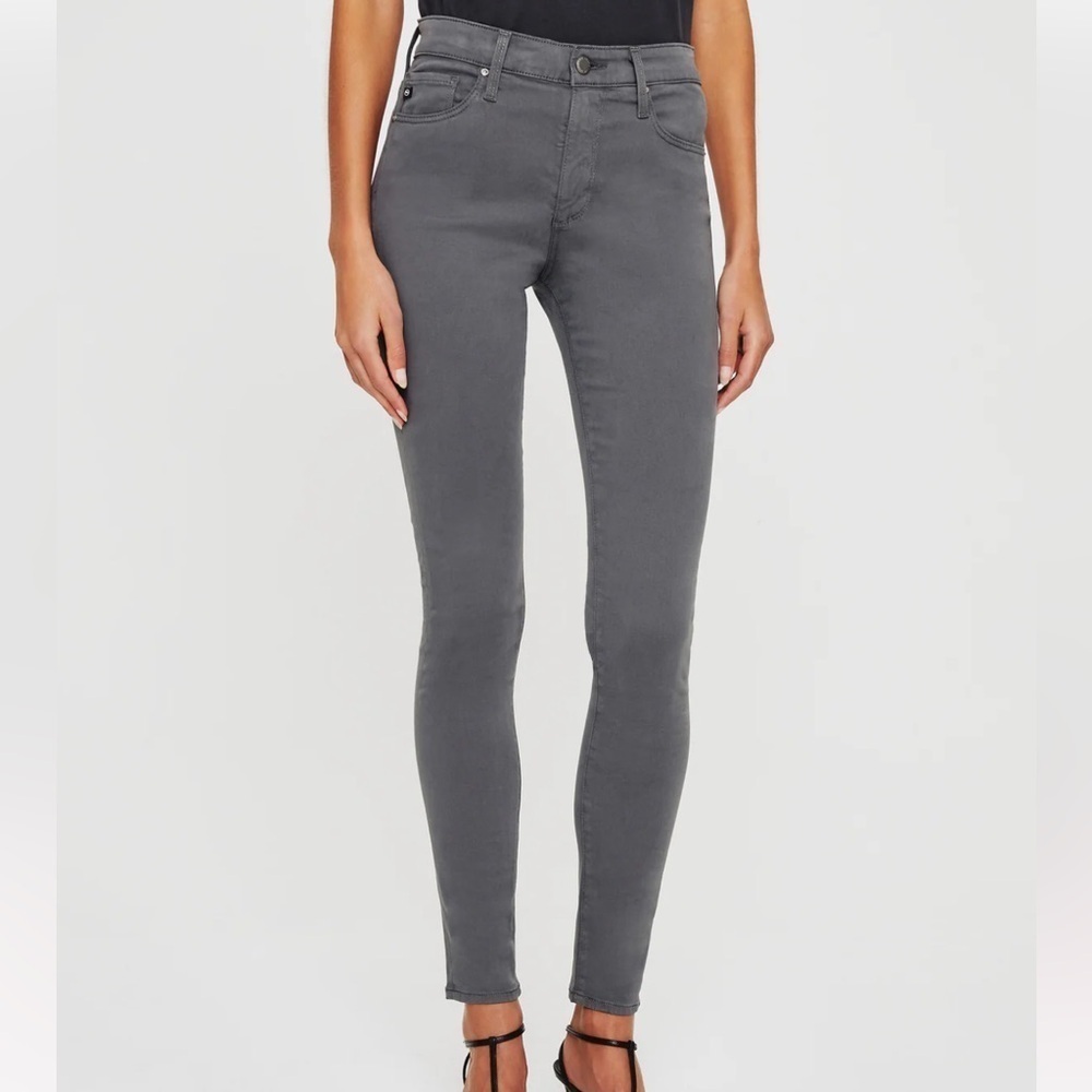 Ag Gray Metallic Basketweave Pattern Metallic Abs… - image 2